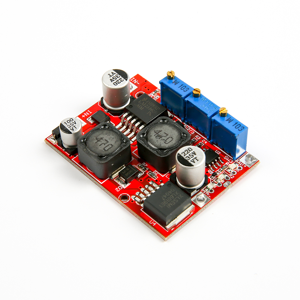 Повышающий и понижающий преобразователь напряжения для солнечной панели LM2596/XL6009 c тройной регулировкой